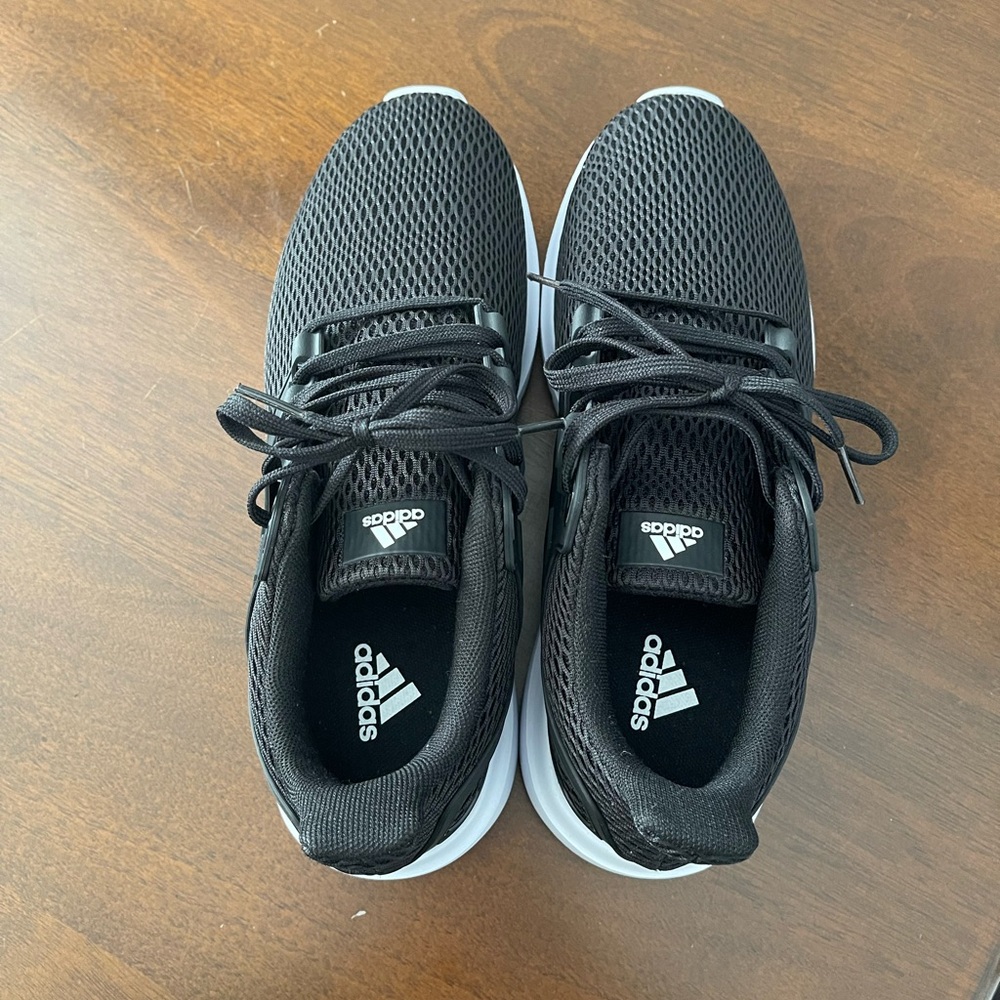 adidas Black and White Running Sneakers NWOT - Picture 2 of 6